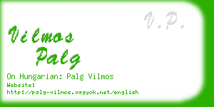 vilmos palg business card